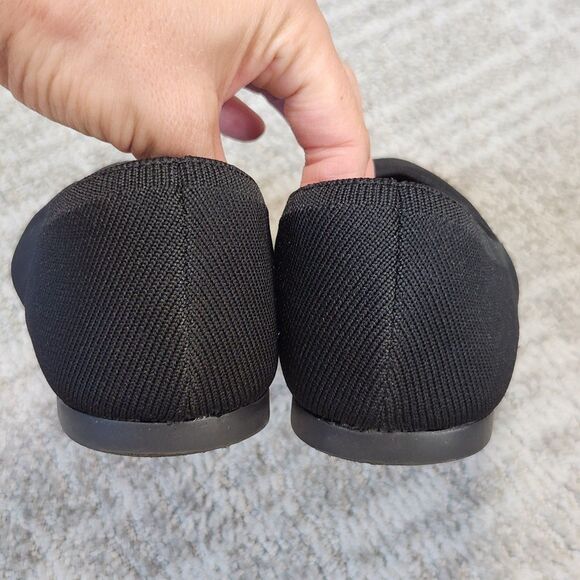 Kelly & Katie Maurene point toe flat shoes black size 7 - Picture 7 of 10
